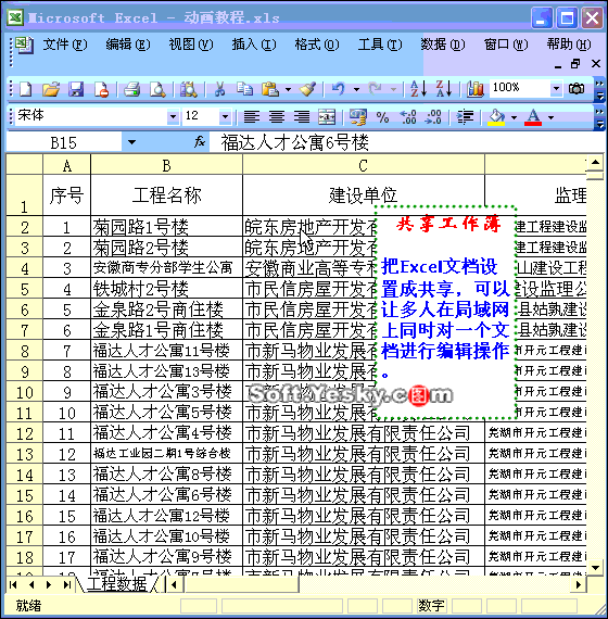 excel共享、加密、给数据加上单位，这里有很便捷的方法。