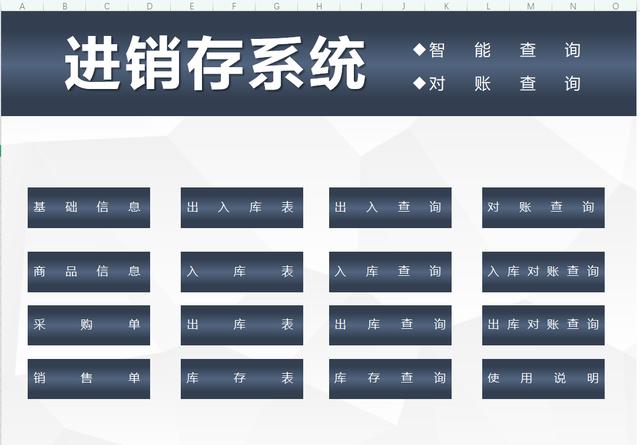 Excel小技巧|手把手教你制作简易的进销存管理系统